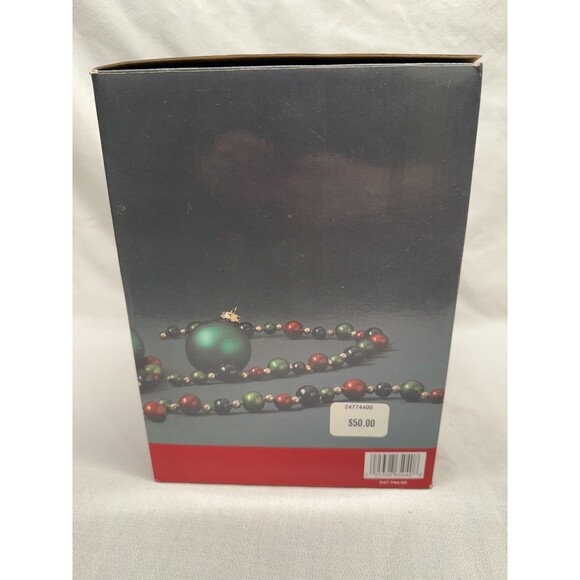 Pfaltzgraff Winterberry Pitcher red & clear etched glass holly holiday 8.75” - Picture 9 of 16